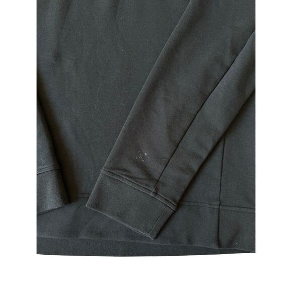 Lululemon City Sweat Crew Pullover size L Black Athletic - Picture 11 of 11